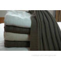 Handfeeling 100 Cotton Knit Throw Blanket Machine Washable